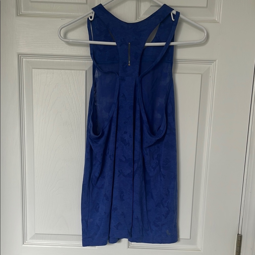 Lole Blue Racerback Tank Top - Picture 3 of 3